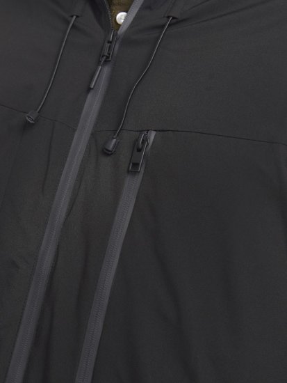 Jack & Jones PAYNE Windproof Parka Black - Jassen - Grote Maten Herenjassen