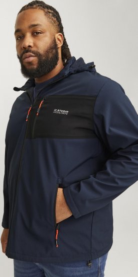 Jack & Jones JJTAYLOR Softshell Jacket Navy Blazer - Jassen - Grote Maten Herenjassen