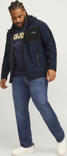 Jack & Jones JJTAYLOR Softshell Jacket Navy Blazer - Jassen - Grote Maten Herenjassen