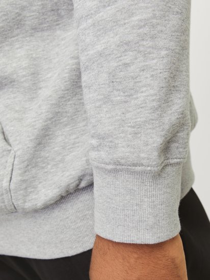 Jack & Jones JCOOUTDOOR Hoodie Light Grey - Sweaters & hoodies - Sweaters & Hoodies Grote Maten Heren
