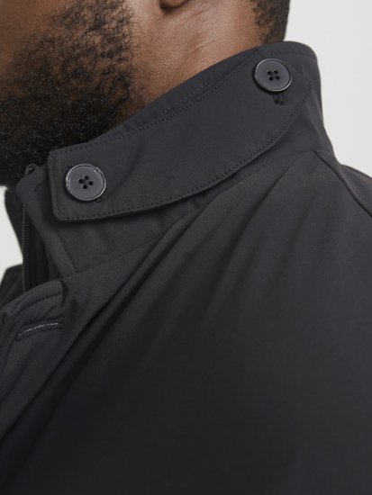 Jack & Jones REMY Windproof Water-resistant Softshell Jacket Black - Jassen - Grote Maten Herenjassen