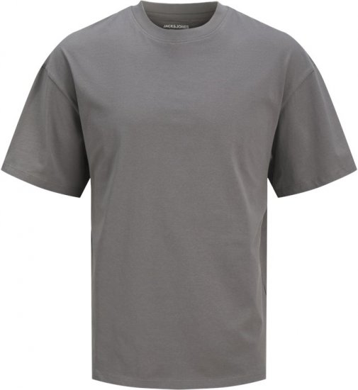  Jack & Jones BRADLEY T-Shirt Grey - T-shirts - Grote Maten T-shirts Heren