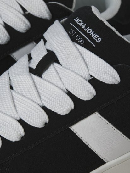 Jack & Jones Miles SYN Suede Sneakers Black - Herenschoenen 40-52 - 