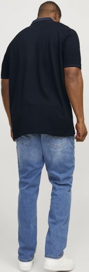 Jack & Jones PAULOS Short Sleeve Polo Dark Navy/PS - Polo shirts - Grote Maten Poloshirts Heren