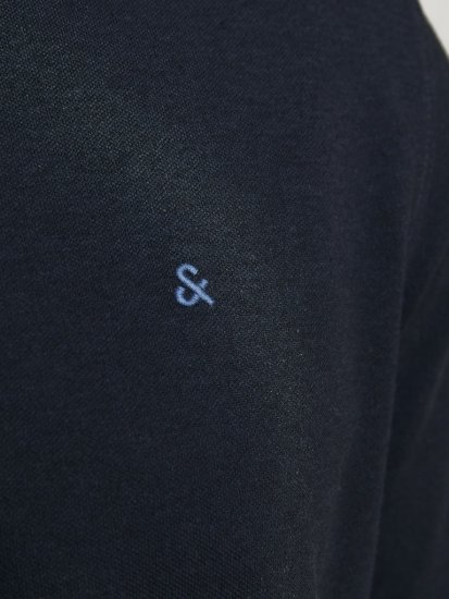 Jack & Jones PAULOS Short Sleeve Polo Dark Navy/PS - Polo shirts - Grote Maten Poloshirts Heren