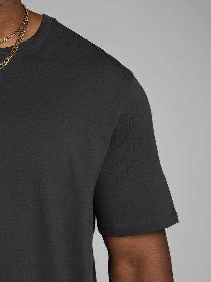 Jack & Jones Organic Basic T-shirt Black - T-shirts - Grote Maten T-shirts Heren
