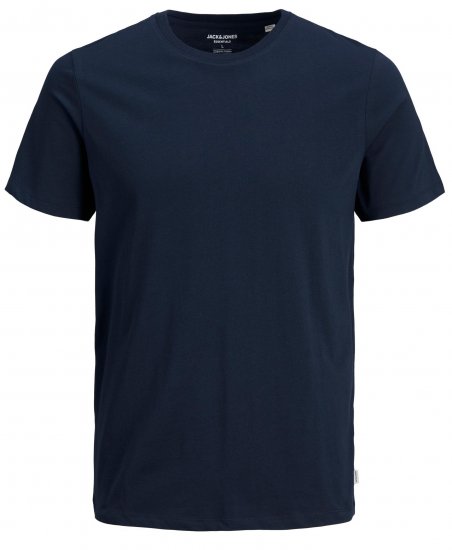 Jack & Jones Organic Basic T-shirt Navy Blazer - T-shirts - Grote Maten T-shirts Heren