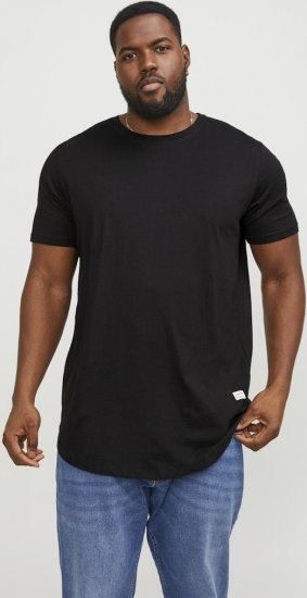 Jack & Jones NOA Crew Neck T-Shirt Black - T-shirts - Grote Maten T-shirts Heren