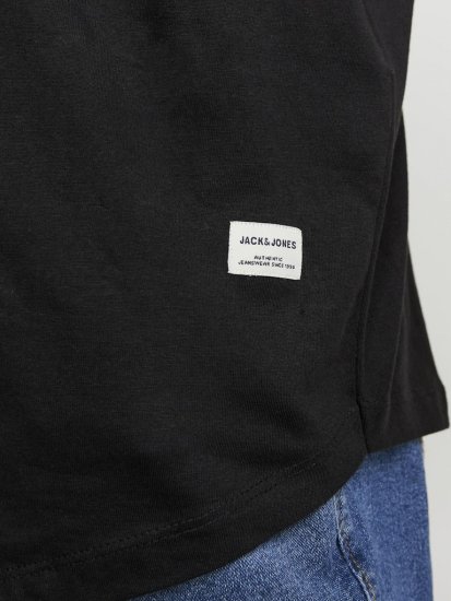 Jack & Jones NOA Crew Neck T-Shirt Black - T-shirts - Grote Maten T-shirts Heren