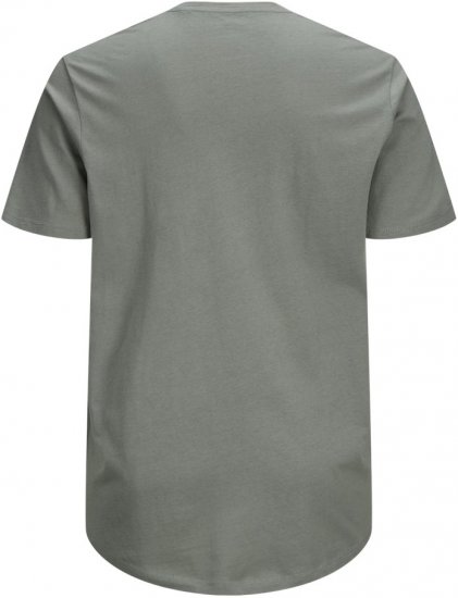 Jack & Jones NOA Crew Neck T-Shirt Grey - T-shirts - Grote Maten T-shirts Heren