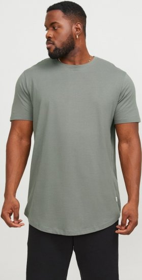 Jack & Jones NOA Crew Neck T-Shirt Grey - T-shirts - Grote Maten T-shirts Heren