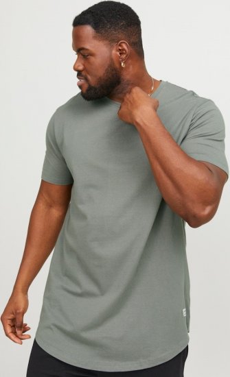 Jack & Jones NOA Crew Neck T-Shirt Grey - T-shirts - Grote Maten T-shirts Heren