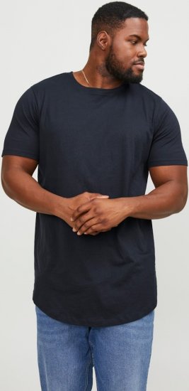 Jack & Jones NOA Crew Neck T-Shirt Navy Blazer - T-shirts - Grote Maten T-shirts Heren