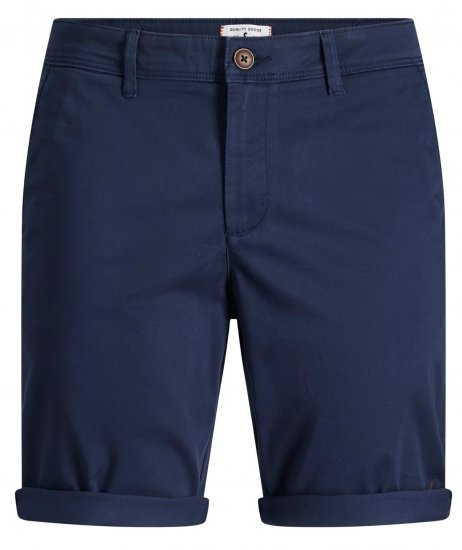 Jack & Jones JPSTBOWIE Chino Shorts Navy Blazer - Shorts - Grote Maten Korte Broeken Heren