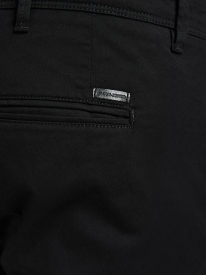 Jack & Jones JPSTBOWIE Chino Shorts Black - Shorts - Grote Maten Korte Broeken Heren
