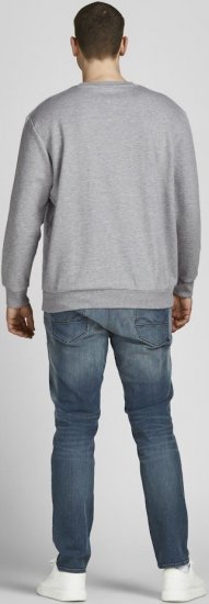 Jack & Jones Basic Sweatshirt Light Grey Melange - Sweaters & hoodies - Sweaters & Hoodies Grote Maten Heren