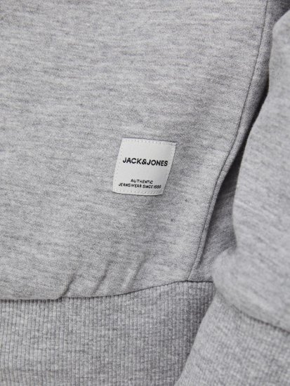Jack & Jones Basic Sweatshirt Light Grey Melange - Sweaters & hoodies - Sweaters & Hoodies Grote Maten Heren