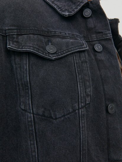 Jack & Jones JJIJEAN Denim Jacket Black Denim - Jassen - Grote Maten Herenjassen