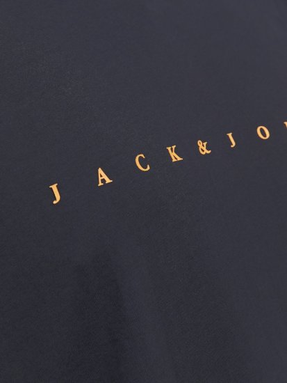 Jack & Jones STAR T-Shirt Dark Navy - T-shirts - Grote Maten T-shirts Heren