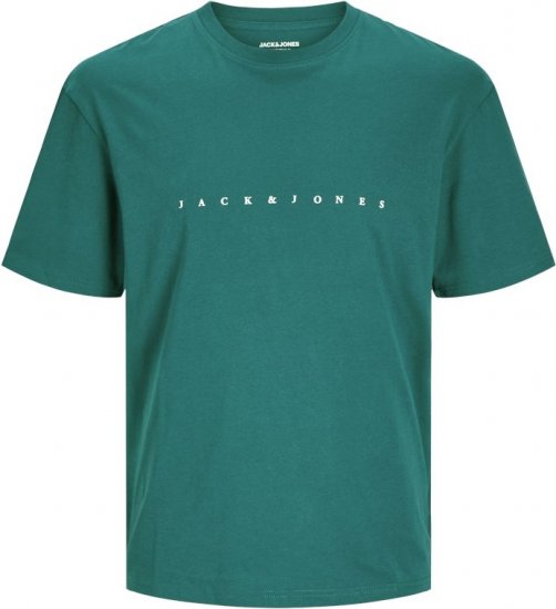 Jack & Jones STAR T-Shirt Deep Teal - T-shirts - Grote Maten T-shirts Heren