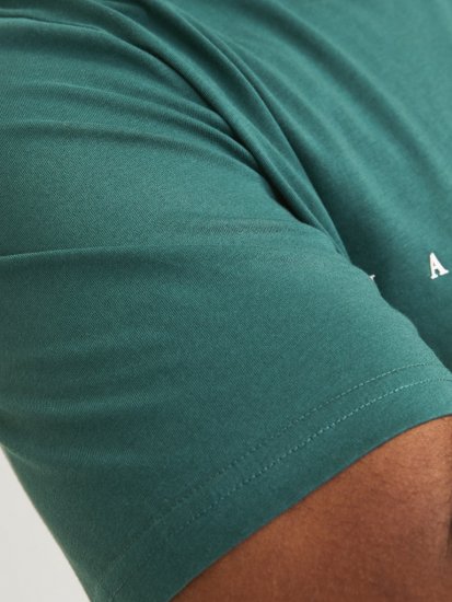 Jack & Jones STAR T-Shirt Deep Teal - T-shirts - Grote Maten T-shirts Heren