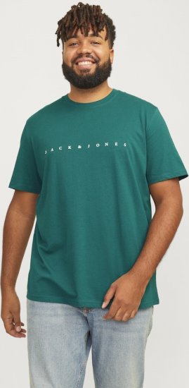 Jack & Jones STAR T-Shirt Deep Teal - T-shirts - Grote Maten T-shirts Heren