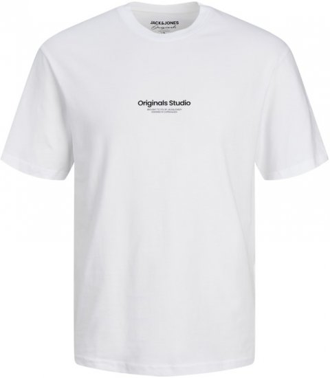 Jack & Jones ESTERBRO T-Shirt Bright White - T-shirts - Grote Maten T-shirts Heren