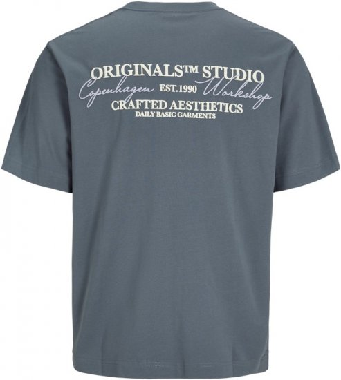 Jack & Jones Lington Crew Neck T-Shirt Grey - T-shirts - Grote Maten T-shirts Heren