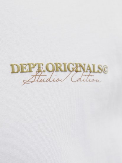 Jack & Jones Lington Crew Neck T-Shirt Bright White - T-shirts - Grote Maten T-shirts Heren