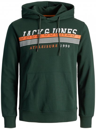 Jack & Jones JJIRON Hoodie Green - Sweaters & hoodies - Sweaters & Hoodies Grote Maten Heren