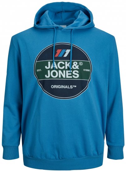 Jack & Jones JORNATE SWEAT Hoodie Blue - Sweaters & hoodies - Sweaters & Hoodies Grote Maten Heren
