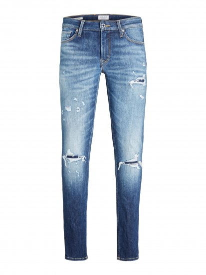 Jack & Jones JJIGLENN JJSEAL Blue Denim Jeans - Jeans & broeken - Jeans & Broeken Grote Maten Heren