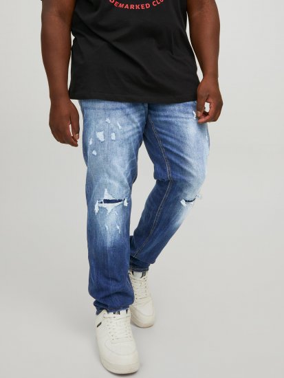 Jack & Jones JJIGLENN JJSEAL Blue Denim Jeans - Jeans & broeken - Jeans & Broeken Grote Maten Heren