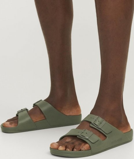 Jack & Jones Croxton Moulded Sandals Khaki - Herenschoenen 40-52 - 