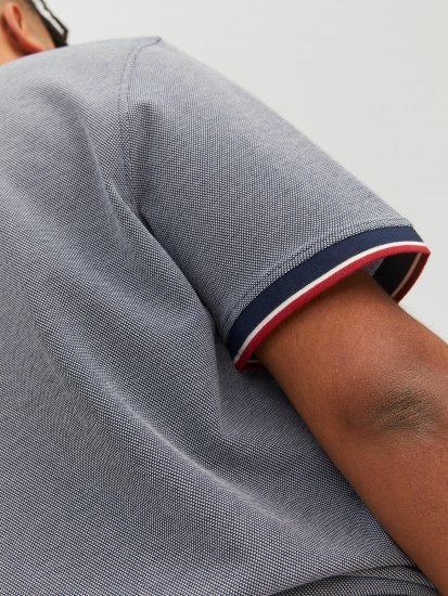 Jack & Jones JPRWINBLU Poloshirt Mood Indigo - Polo shirts - Grote Maten Poloshirts Heren