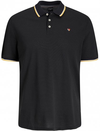 Jack & Jones JPRWINBLU Poloshirt Black - Polo shirts - Grote Maten Poloshirts Heren