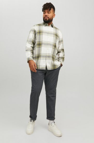 Jack & Jones JORJOSHUA Checked Shirt Dusty Olive - Hemden - Overhemden Grote Maten Heren