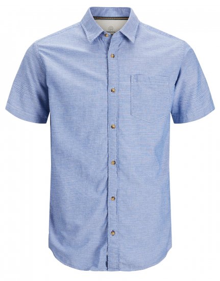 Jack & Jones JORABEL Casual Shirt Ensign Blue - Hemden - Overhemden Grote Maten Heren