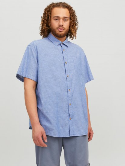 Jack & Jones JORABEL Casual Shirt Ensign Blue - Hemden - Overhemden Grote Maten Heren