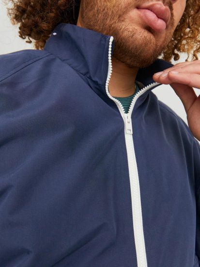 Jack & Jones JORLUKE Light Bomber Jacket Navy - Jassen - Grote Maten Herenjassen