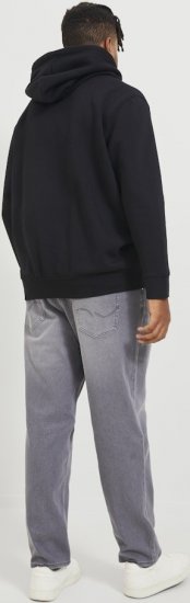 Jack & Jones ESTERBRO Zip Hoodie Black - Sweaters & hoodies - Sweaters & Hoodies Grote Maten Heren