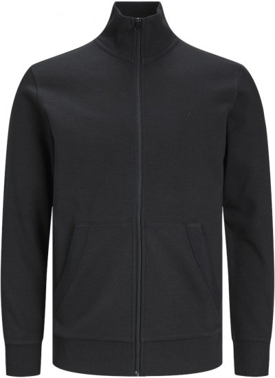 Jack & Jones PAULOS Turtleneck Zip Sweatshirt Black - Sweaters & hoodies - Sweaters & Hoodies Grote Maten Heren