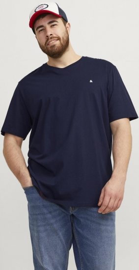 Jack & Jones PAULOS T-Shirt Navy Blazer - T-shirts - Grote Maten T-shirts Heren