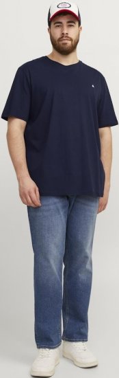Jack & Jones PAULOS T-Shirt Navy Blazer - T-shirts - Grote Maten T-shirts Heren