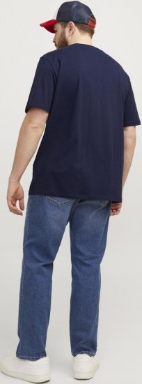 Jack & Jones PAULOS T-Shirt Navy Blazer - T-shirts - Grote Maten T-shirts Heren