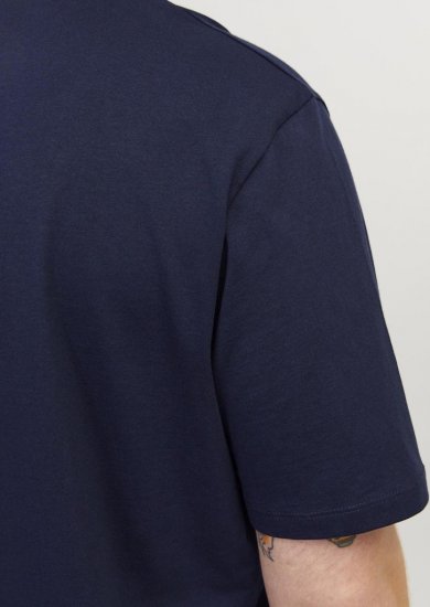 Jack & Jones PAULOS T-Shirt Navy Blazer - T-shirts - Grote Maten T-shirts Heren