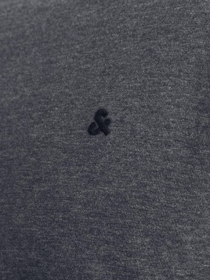 Jack & Jones PAULOS T-Shirt Dark Grey Melange - T-shirts - Grote Maten T-shirts Heren