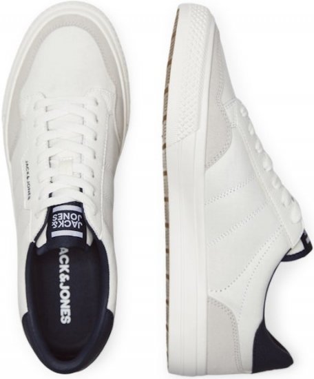Jack & Jones Morden Combo Sneakers White/Navy - Herenschoenen 40-52 - 
