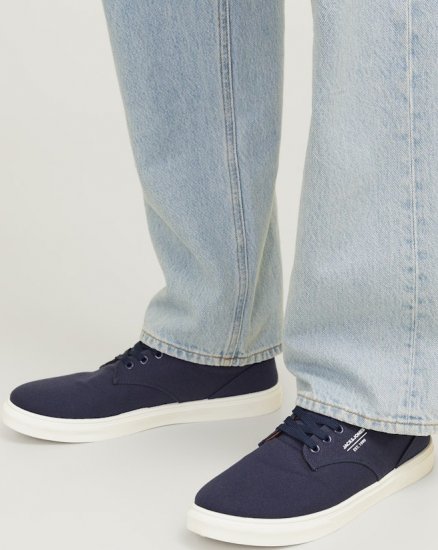 Jack & Jone Mission Canvas Sneakers Navy Blazer - Herenschoenen 40-52 - 