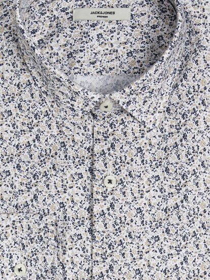 Jack & Jones JPRBLANORDIC LS Shirt White - Hemden - Overhemden Grote Maten Heren
